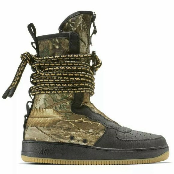 Nike SF Air Force 1 AF1 x Realtree High Mens Shoe CAMO AA1128-004 NEW Sz 9.5 - Picture 2 of 6